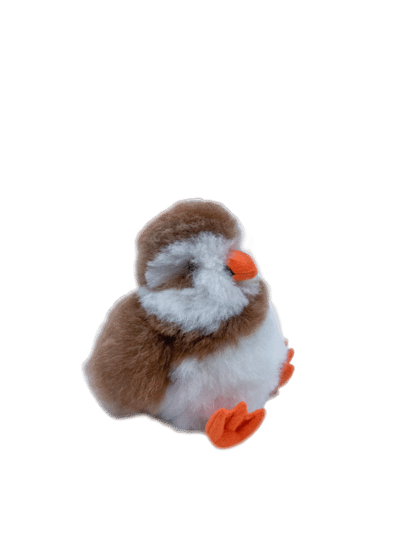 lodvinir handmade plush puffin toy from Iceland
