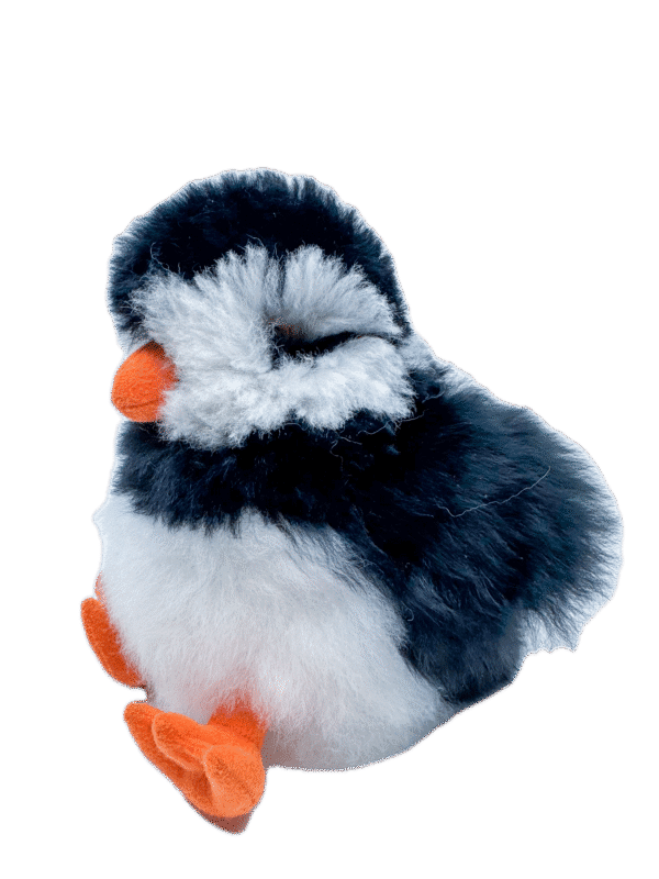 lodvinir handmade plush puffin toy from Iceland