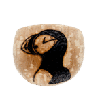 Traditional Handmade KUKSA – Pyrographied in Iceland - Puffin Design