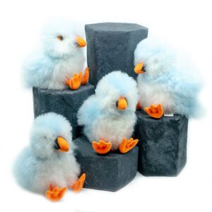 Fluffy Fluffin HEIÐBLÁ – Handmade Icelandic Puffin Toy Plush | Flock 2025