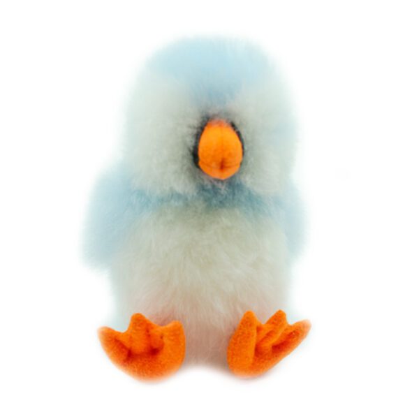 Fluffy Fluffin HEIÐBLÁ – Handmade Icelandic Puffin Toy Plush | Flock 2025 - Image 2
