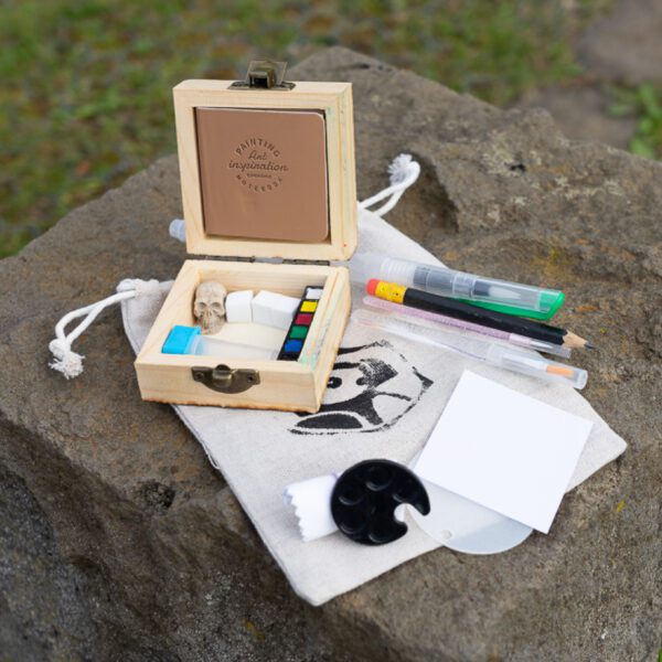 Watercolor box | Pyrography art from Iceland - Image 3