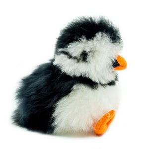 LOÐVINIR FLUFFY FLUFFIN LUNDI limited edition handmade puffin plush in black and white like real puffins