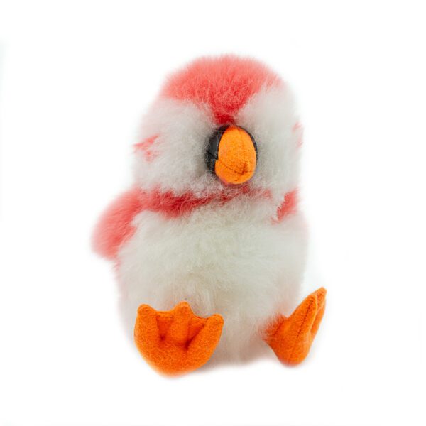 Fluffy Fluffin RÓSASKÝ – Handmade Icelandic Puffin Toy Plush | Flock 2025 - Image 5