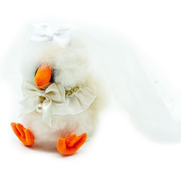 SET | Forever Bride: White veil + Cream necklace | ONLY ACCESORIES - Image 3