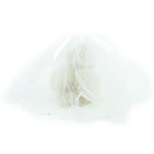 Hat | White veil with lace