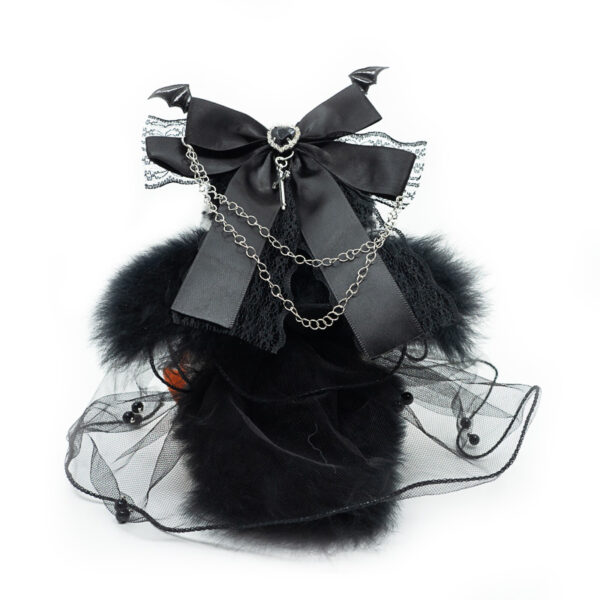SET | Lady Dark: Gothic Ribbon + Gothic Dress  | ONLY ACCESORIES - Image 3