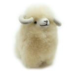 Kind | Handmade Collectible Figure – Cream Whoolly Sheep
