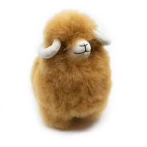 Kind | Handmade Collectible Figure – Brown Whoolly Sheep
