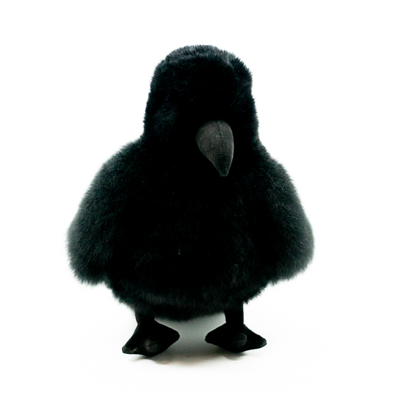 Krummi | Handmade Collectible Figure – Raven - Image 2