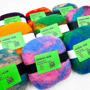 Icelandic Wool Felted Soap - Handmade in Iceland by Mira Wool Soaps