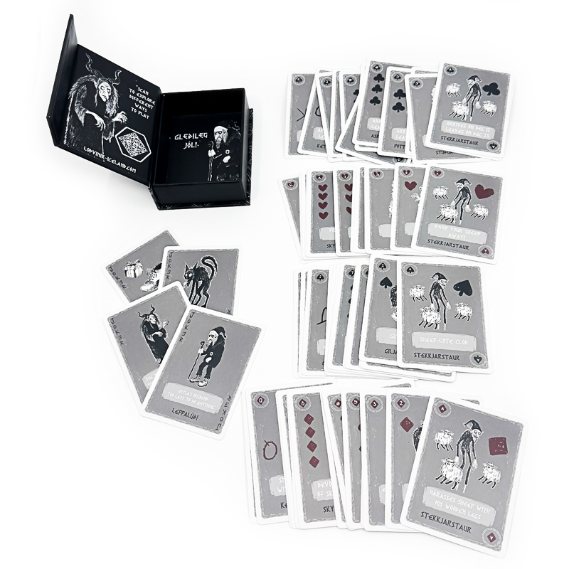Icelandic Yule Lads Poker Cards + 3 Free postcards & Sticker - Image 5